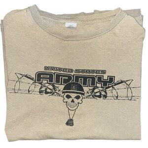 Army Graphic 90’s Tan T-Shirt